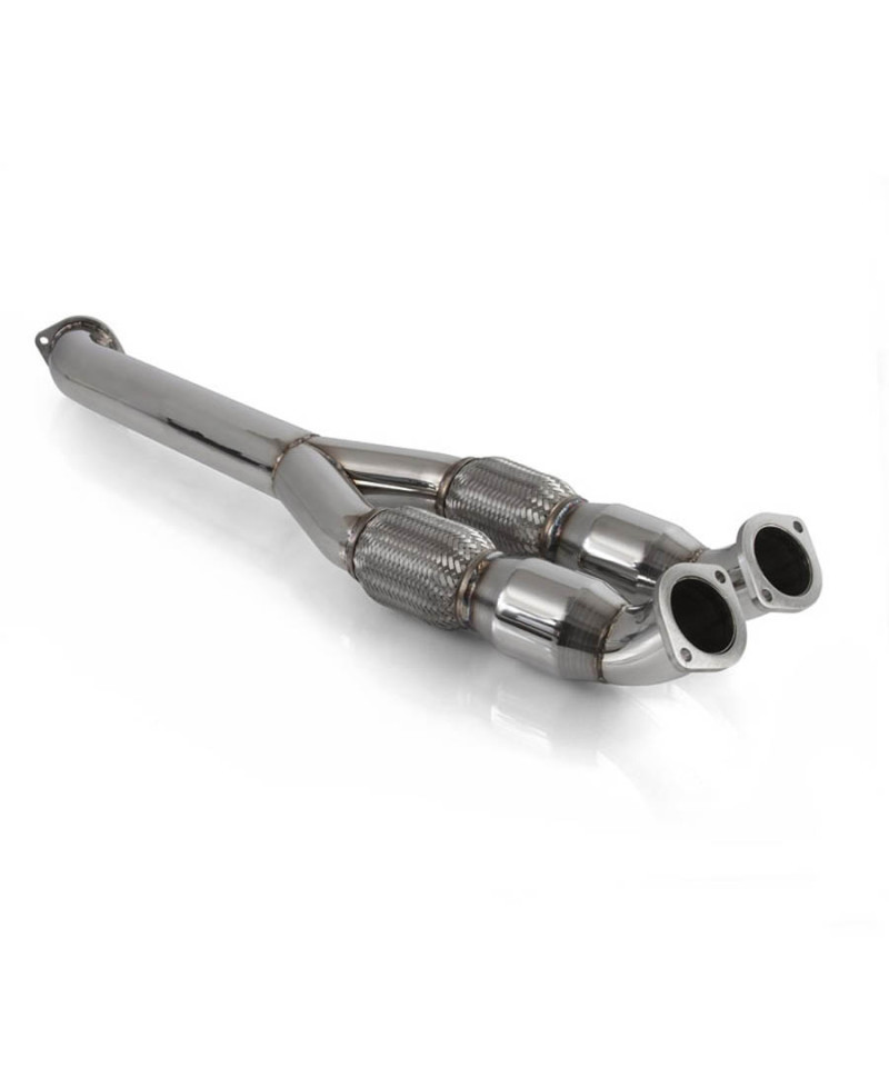 Y PIPE SS 3.5" CATALYSER GTR R35 COBB