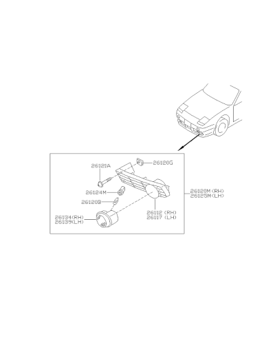 CLIGNOTANTS AVANT S13 180SX TYPE X  NISSAN 