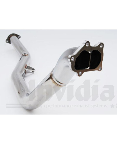 ELBOW DOWNPIPE INOX WASTEGATE SPLITTER IMPREZA WRX GD-A 01+ INVIDIA