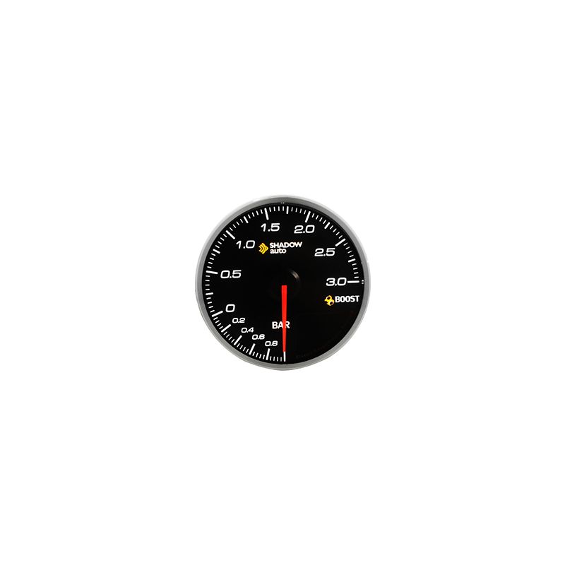 Manomètre STACK mécanique pression turbo (-30+30 psi) - noir