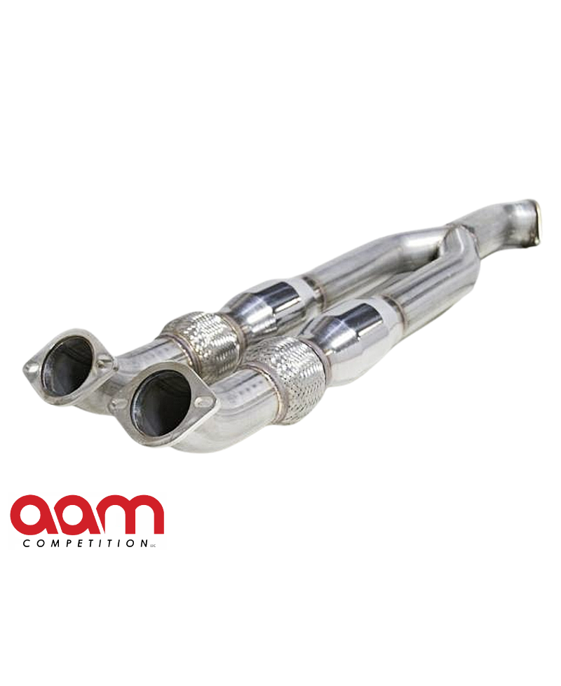 MIDPIPE HIGH FLOW INOX CATALYSE NISSAN R35 GTR AAM COMPETITION