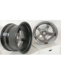 SET 2 JANTES EMOTION GT5 18" X 10.0" ET38 5X114.3 GTS WORK WHEELS