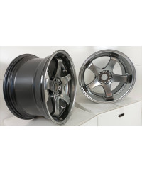 SET 2 JANTES EMOTION GT5 18" X 10.0" ET38 5X114.3 GTS WORK WHEELS