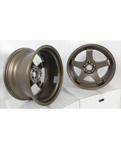 SET 2 JANTES EMOTION GT5 18" X 9.0" ET30 5X114.3 AHG WORK WHEELS