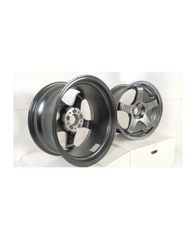 SET 2 JANTES EMOTION GT5 18" X 9.0" ET38 5X114.3 GTS WORK WHEELS