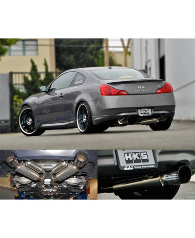 CATBACK HI-POWER FULL DUAL INFINITI G37 -HKS