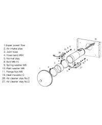 KIT ADMISSION RACING SUCTION MAZDA RX8 SE3P - HKS