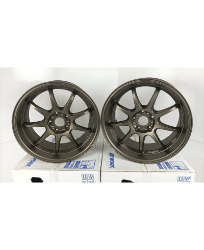 SET 2 JANTES EMOTION D9R 18X9.5" ET38 5X114 (AHG) WORK WHEELS