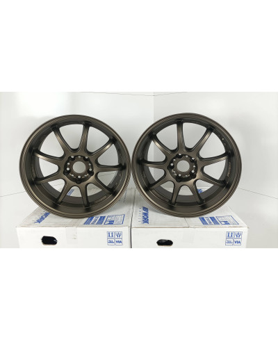 SET 2 JANTES EMOTION D9R 18X8.5" ET32 5X114 (AHG) WORK WHEELS